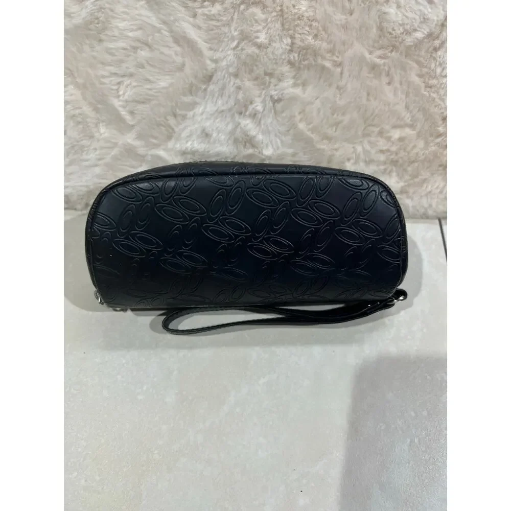 Genuine Oakley Black Zip Sunglasses Case Hard Shell Travel Protective EUC